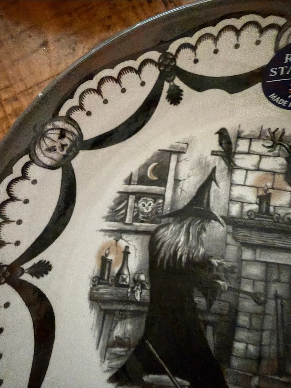 Set of 4 Royal Stafford Haunted Mantel 7.5 inch Halloween bowls